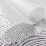 0.45mm Flame Retardant PVC Coated Mesh Fabric For Windows for sale