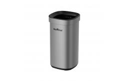 China Rectangle Structure Open Top Trash Bin Garbage Can Household Stainless Steel supplier