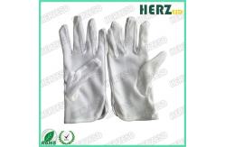 China Anti Slip ESD Protection Gloves , Anti Static Hand Gloves With Grip Palm Dots supplier