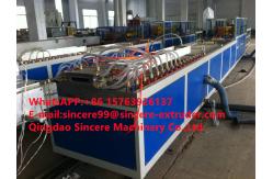 China PP PE WPC Deck Terrace Plastic Profile Production Line supplier