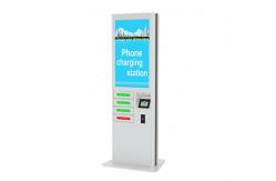 China Remote Advertising Phone Charging Kiosk With Digital Lockers And 43 Inch LCD supplier