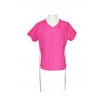 180 GSM Polyester 65% Cotton 35% Pink Medical Scrubs V Neck for sale