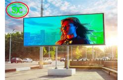 China HD outdoor P10 Led Billboard LED display average consume 700 W/M² supplier