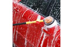 China Rotating Car Wash Brush High Pressure With Cleaner Cup supplier