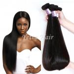 Durable No Smell 100 Virgin Peruvian Straight Hair Weave Can Last a Long Time for sale