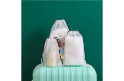 China 15cm*20cm Drawstring Plastic Bag Waterproof 50-200microns Thickness supplier