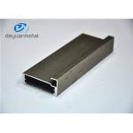 Alloy 6063-T5 Champange Brushed Aluminium Extrusion Profile For Cabinet for sale