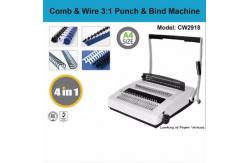 China Portable 500 Sheets 330mm Paper Coil Binding Machine supplier
