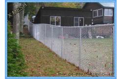 China Galfan Coated Steel Chain Link Security Fence 3ft 5mm Wire Diameter supplier