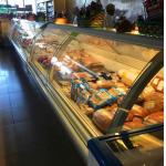 Customized Refrigeration Equipment Meat Display Cabinet  1500*1180*1310mm for sale