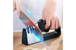 China 3 Slot Multifunctional Stainless Steel Knife Sharpener CPSIA Household Kitchen Tools supplier