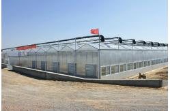 China Stable Structure Galvanized Steel Greenhouse Single / Double Layer Available supplier