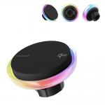 Crystal Texture Car Wireless Charger With Frosted Lens And Blower Design For Unique Design And Strong Magnetic Suction for sale