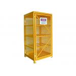 Industrial Wire Mesh Propane Tank Storage Cabinet , Oxygen Acetylene Storage Cages for sale