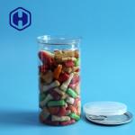 500ml Clear Plastic Cans Dried Vegetable Canned Food Disposable Pet Canister for sale