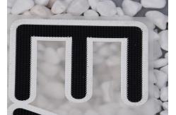 China 2 Colours Silicone Rubber Patch Transparent Toothbrush Printed supplier