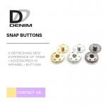 Copper Press Stud Buttons Plating Gold & Black Antique Silver for sale
