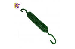 China 65Mn Gate Trucks Brake Tension Coil Spring With Double Hooks supplier