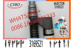 China Diesel Fuel Injector 3169521 8113837 for D12A D12C D12D Engine supplier