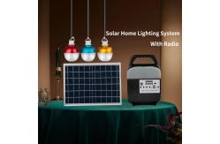 China IP55 8000mah Portable Radio Solar Powered LED Lights For Inside House supplier