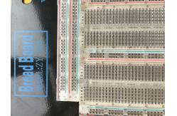 China Clear Plastic Electronics Breadboard 3220 Points 2.54mm Line Spacing Pitch supplier