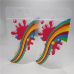 Clear Juice Milk Bottom Gusset Bags , Durable Stand Up Foil Pouches With Handle