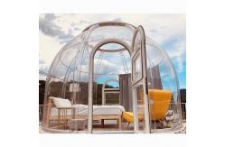 China Weatherproof Clear Bubble Tents With Built-In Lighting System supplier