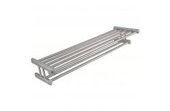 China Nicke SN003-04 Bathroom Towel Shelves With Double Towel Bars SUS304 Brushed supplier