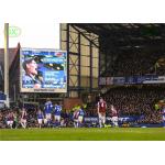 p10 outdoor high brightness large stadium perimeter led screen with score system for sale