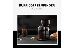 China Small Flat Burr Coffee Grinder 240g 16 Setting Espresso French Press Coffee Grinder supplier