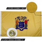 Acid Digital Printing State Of New Jersey Flag 3x5 Ft Outdoor Heavy Duty Dupont Nylon for sale