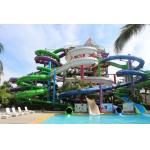 Outdoor Amusement Park Kids Games Water Rides Fiberglass Slide for sale