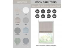 China Customizable Cordless Printed Roman Shades Stylish And Functional Windows Blinds supplier