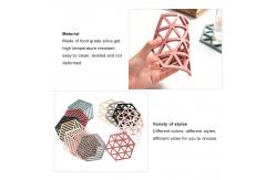 China Eco Friendly Bendable Round Silicone Coffee Cup Coaster supplier