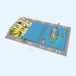 Amusement Aqua Park Pool Toys Water Spray Play Sport Equipment Playground Slides for Sale for sale