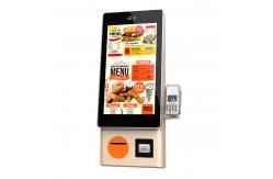 China Customizable Appearance Self Ordering Kiosk with Barcode Scanner and Thermal Printer supplier