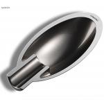 Black Plated 165*35mm Reusable Portable Pocket Ashtray / Vintage Personal Ashtray for sale