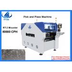 LED Chip PCBA pick and place machine with super high mounting speed for sale