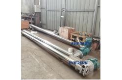 China Customized Inclined Screw Conveyor With Adjustable Diameter And Speed supplier