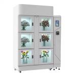 Long Life Fresh Flower Locker Vending Machine With Transparent Door OEM for sale