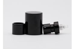 China Shiny Black FEA15 Perfume Spray Pump Collar And Cap Match With Perfume Bottle supplier