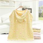 Reactive Dyeing Hooded Child Towel , Wrapping Towel For Babies Eco Friendly for sale