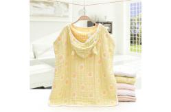 China Reactive Dyeing Hooded Child Towel , Wrapping Towel For Babies Eco Friendly supplier