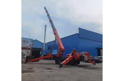 China 5T 10T Spider Crawler Crane Heavy Duty Spider Lifting Equipment With Basket supplier
