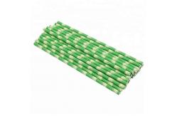 China Smooth Cutting Biodegradable Paper Drinking Straws BPA Free Earth Friendly supplier