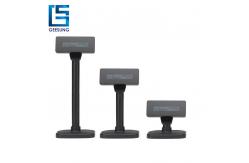 China Two Lines 5V USB RS232 POS Customer Display Adjustable Pole Stand supplier