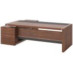 2.2m / 2.4m Executive Computer Table Modern E1 Grade Melamine Board for sale