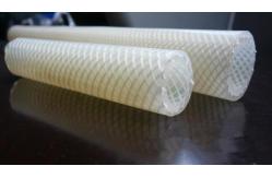 China High Purity Braided Silicone Tubing LFGB Approved For Pressurized Fluid Transfer supplier