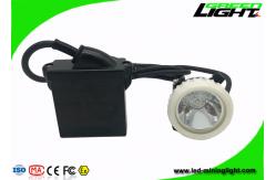 China ABS LED Mining Cap Lights IP68 6.6Ah Li - Ion Battery 10000lux Brightness supplier