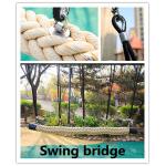 Outdoor Rope Climbing Playground Swing Bridge for Children for sale